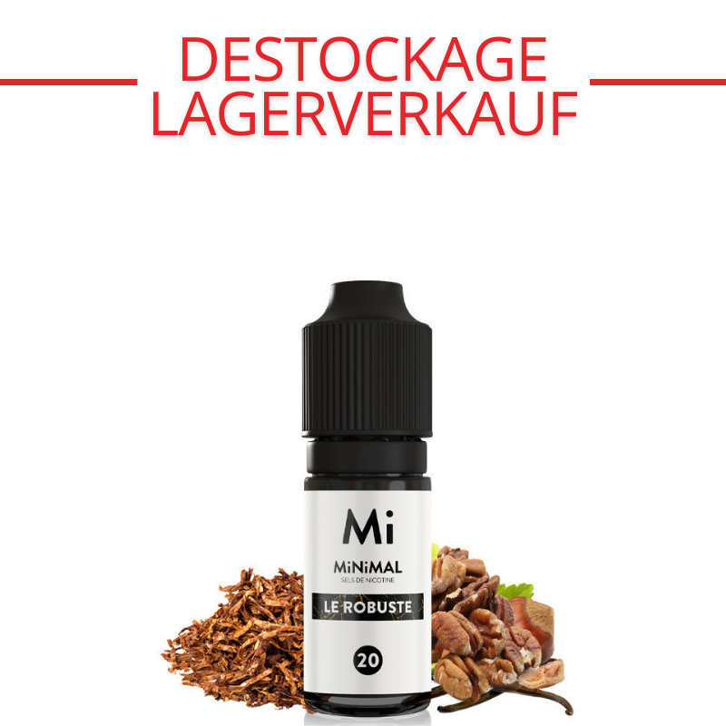 E-Liquide Le Robuste - Sels de nicotine - Minimal