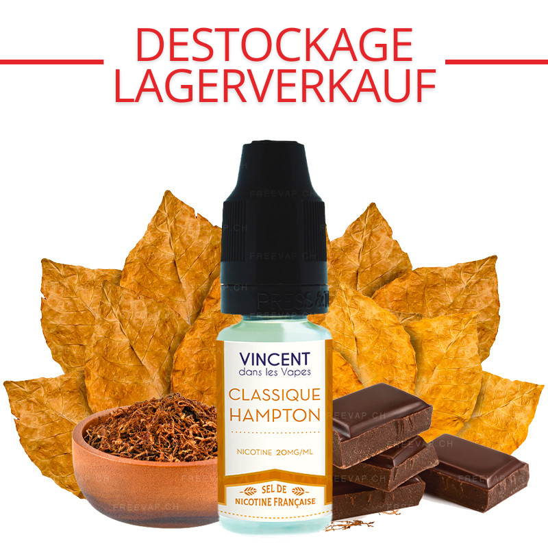 Eliquide sels de nicotine VDLV Classique Hampton