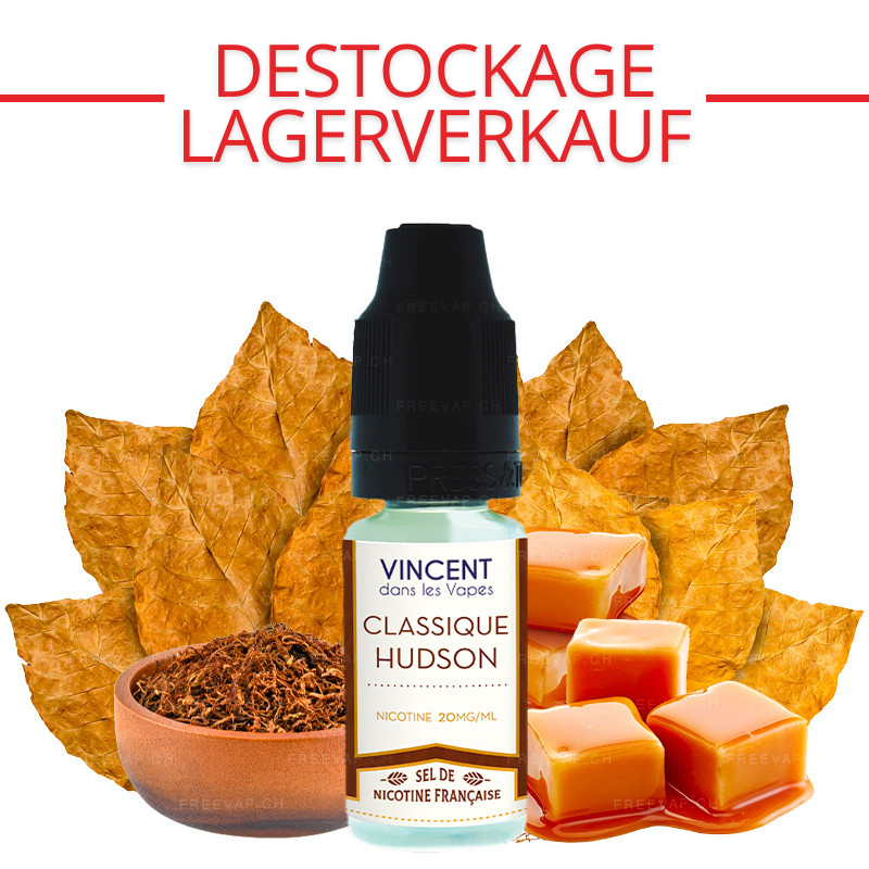 Eliquide sels de nicotine VDLV saveur Classique Hudson