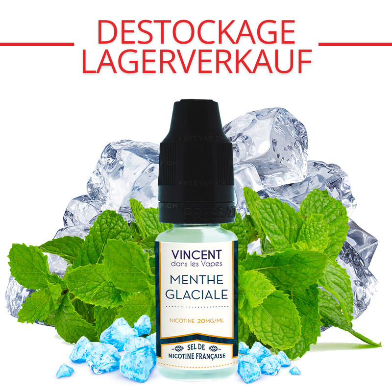 Eliquide VDLV Sels de nicotine Menthe Glaciale