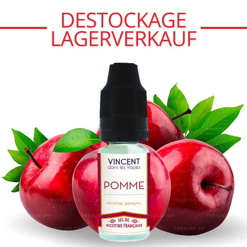 Eliquide sels de nicotine VDLV saveur pomme