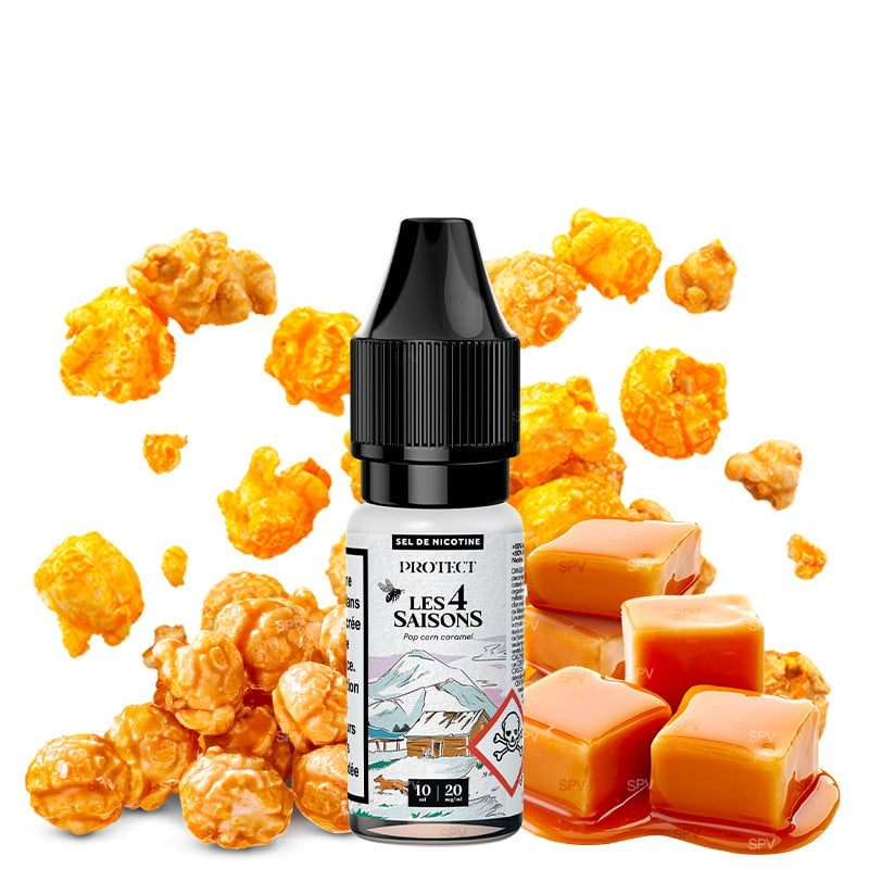 E-liquid Caramel Pop-Corn (Nic Salts) - Winter - Les 4 Saisons by Protect