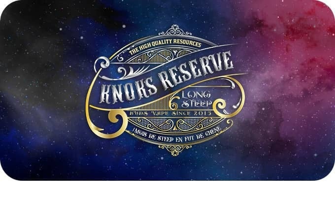 Premium gourmet Eliquids aged in oak barrels | Knoks Reserve shortfill